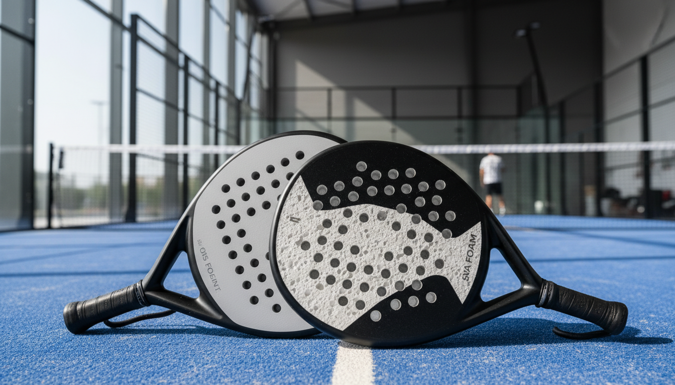 Diferencias entre Goma EVA y FOAM en Palas de Pádel
